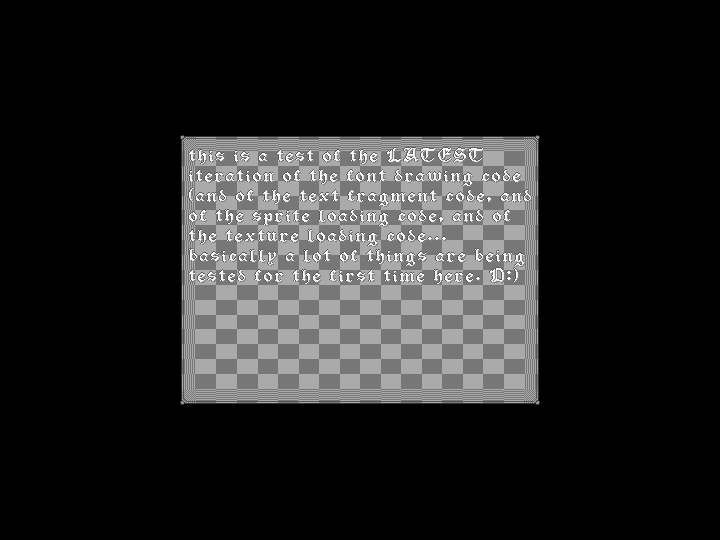 filler text inside a grey checkerboard box